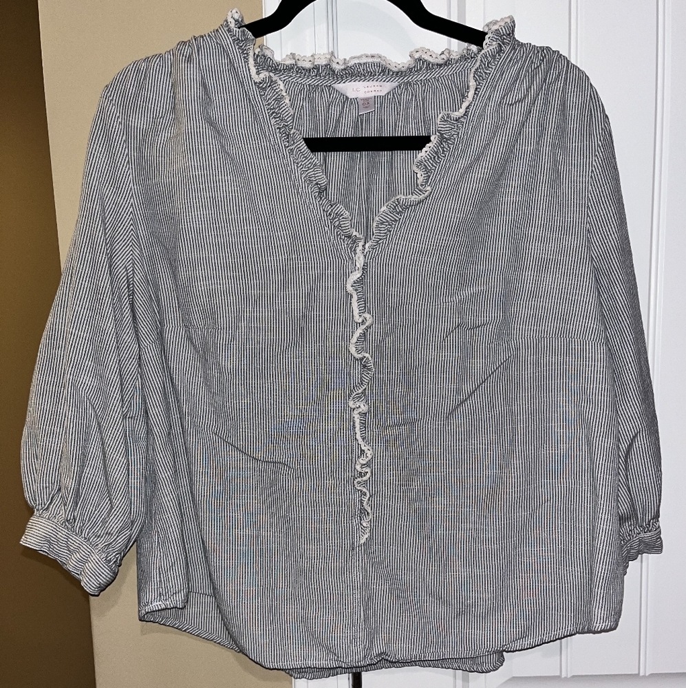 LC Lauren Conrad shirt sz 0X